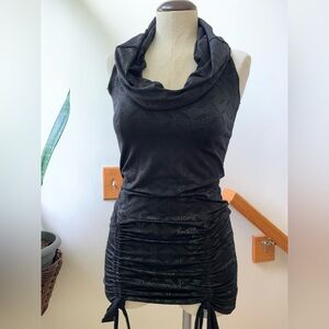 Handmade Cowl Neck Ruched Dress by Herban Devi sacred geometry design medium